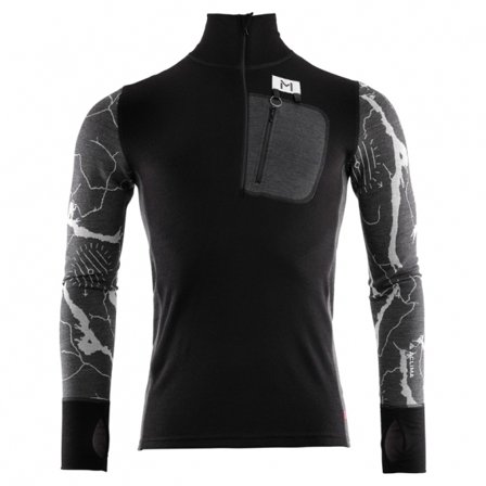 Aclima Lars Monsen Femunden Polo M's Jet Black/Marengo/Femunden Dark -