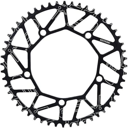 Cykelkæde hjul, 52t 130bcd cykel single speed klinge til de fleste cykler racercykel mountainbike