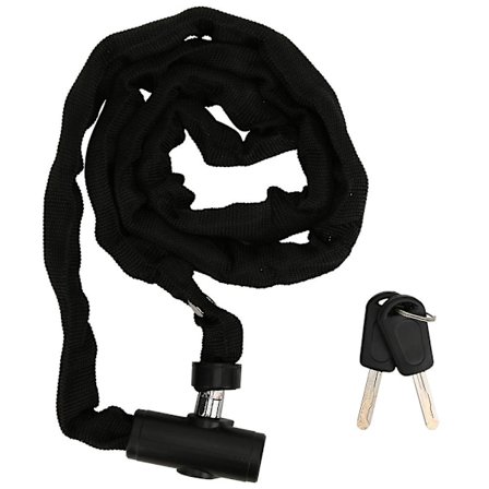 Antivarkauspyöräketjuk lukko Kannettava Pitkä Turva Moottoripyörälle Sähköpotkulaudalle 1,2 m