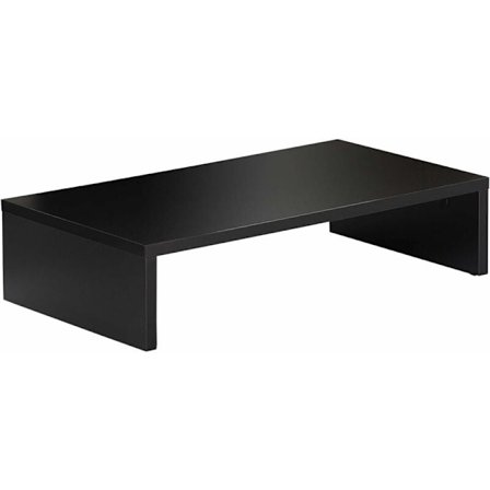 Träskärmhöjare Monitorstativ Laptopstativ PC TV Hemmakontor 40 x 30 x 9,6 cm Färg Svart