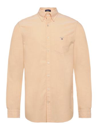 Reg Oxford Shirt Bd Skjorta Casual Gul GANT