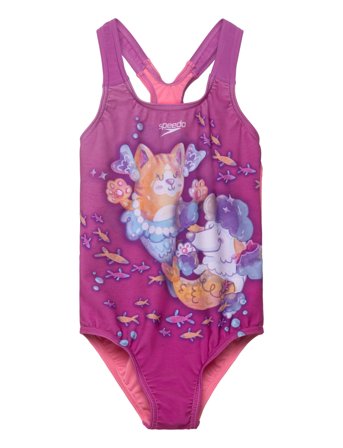 Speedo | Girls Digital Printed Swimsuit | 80-84