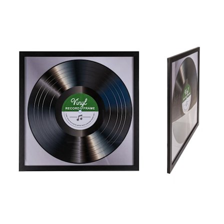 LP-ram för Vinylskiva - Record Album Frame - Glasfront - 32x32cm