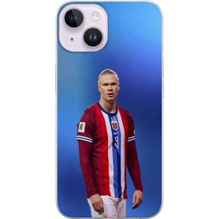 Kompatibelt Mobildeksel til Apple Apple iPhone 14 Erling Haaland Manchester City Norge fotball angriper toppspiller utrolig målproduksjon kraftig ras