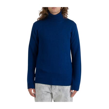 Roberto Collina, Knitwear Blauw, Heren, Maat:L