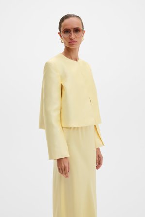 Malina - Ruthie blouse - S - Light Lemon