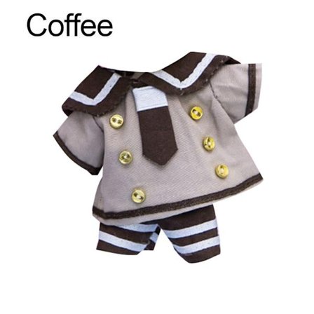 BJD Doll Skjørt 1/11 Doll Coat KAFFE