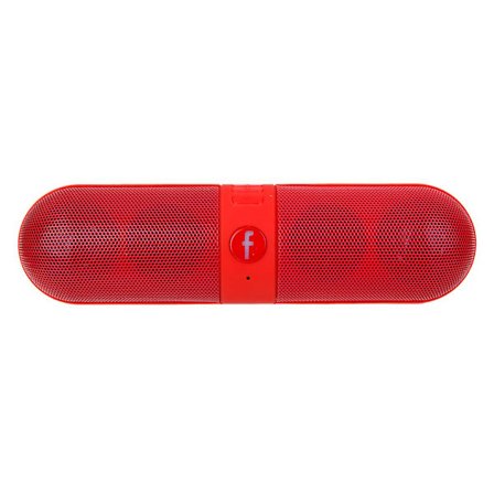 Bærbar Bluetooth Trådløs FM Stereo Høyttaler For Smarttelefon Nettbrett - rød