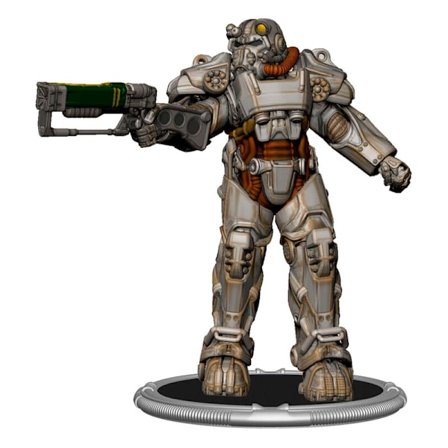 Fallout T-60 Power Armor-figur, 7 cm samlelegetøj
