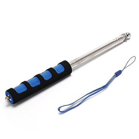 1,2M Flaggstång Portabel Teleskopisk Flagg Handhållen Stång Verktyg för Flaggor Vindstrutar (FMY)