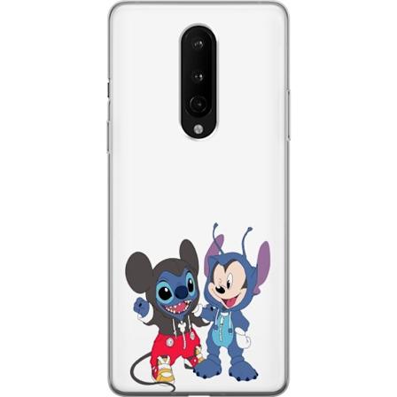 OnePlus 8 Gjennomsiktig deksel Stitch Mikke Mus