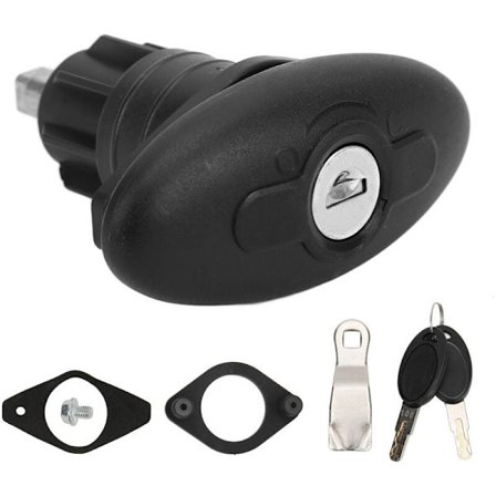 Jiawu RV Lucka Lås, 30mm Oval Nylon & Zinklegering Kompressionslås för Husbil, Husvagn