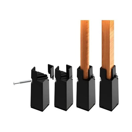 Säädettävät huonekalujen korotuspalat 10 cm ruuvikiinnikkeillä, 10 cm korotusjalat, pöytä, sohva, kirjoituspöytä, tukevat kaapin korotuspalat 2–4 cm, 