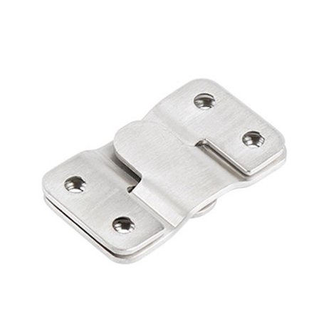 2 Delar Infälld Monteringsfäste Sammanlåsande Möbel Rostfritt Stål Anslutning 54x30mm /19x44mm Storlek Stor Bildhängare