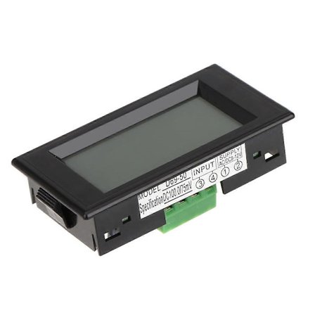 LCD DC 100A Digitalt Display LED Panel Amperemeter/ AMP Ampere Meter med 100A/75mV Shunt Motstand [D]