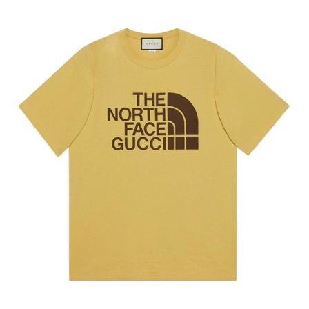 Gucci T-Shirts , Geel , Heren , Maat: XL