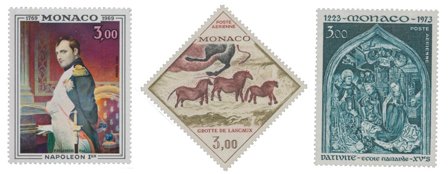 Monaco 1969-1973 - YT PA 94-96 - Postfrisk