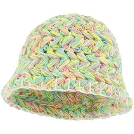 IC Farget Strikket Håndlaget Foldbar Myk Heklet Fiskerlue Tykk Lue