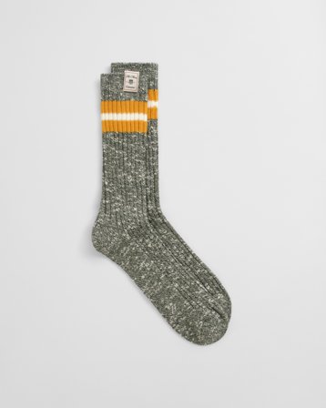 GANT Herren Gestreifte Melange Socken (43-45)
