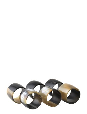 Servietring 'Jay' Horn Brown Broste Copenhagen