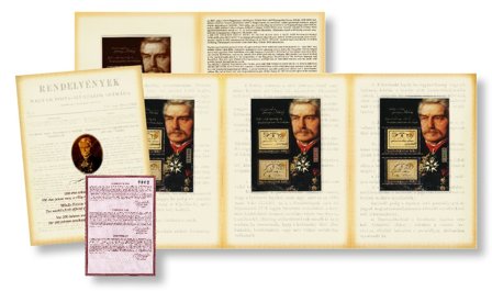 Ungarn - Postkort i 150 år - Postfrisk folder