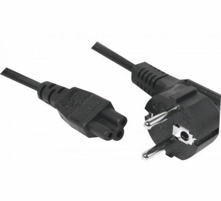 EXC | Powercord | CEE 7/7 - IEC C5 | 5m | Black