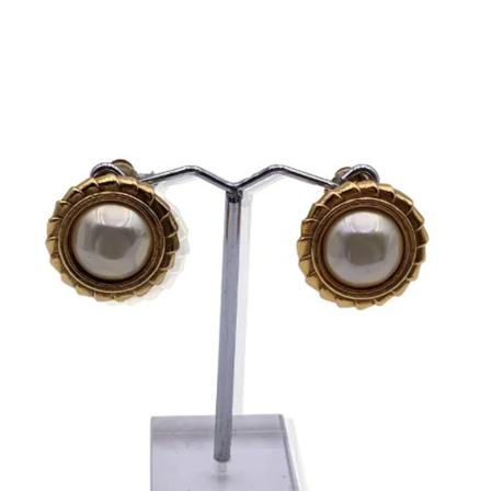 Chanel Vintage - Vintage Smycken - Gul - Dam - Storlek: One Size, Dam, Storlek: ONE SIZE