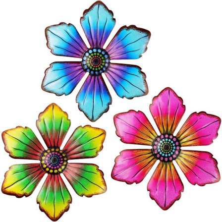 Metall Kolibri Väggdekor, 2 Pack Metall Kolibri Väggkonst Dekor, Smidesjärn Färgglada Kolibri Väggskulpturer