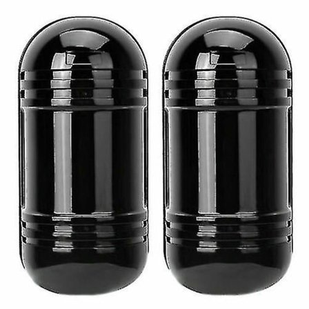 Abt-100l 100m Dubbelstråle Infraröd Detektor Vattentät Säkerhets Ir Larm Inbrott