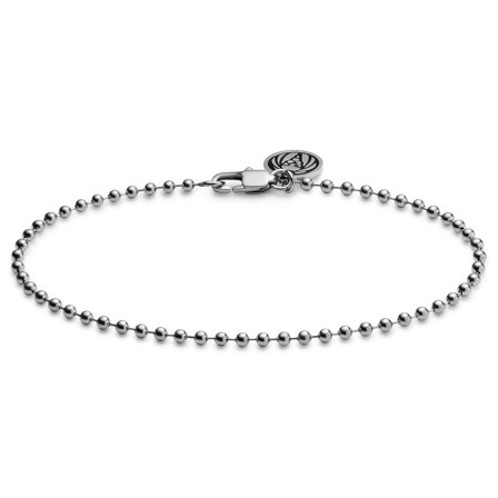 Essentials | 2.5 mm Silver-Tone Ball Chain Bracelet for Men