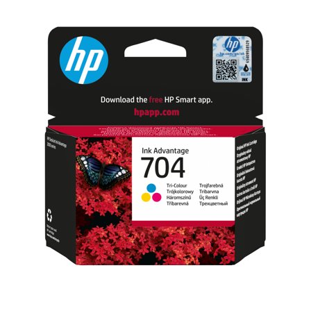HP 704 Tri-Color Original Ink