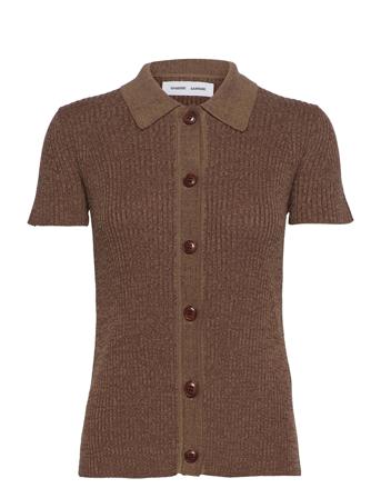 Bonnie Ss Polo 12933 Brown Samsøe Samsøe