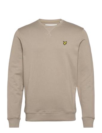 Crew Neck Sweatshirt Svetari Collegepaita Beige Lyle & Scott