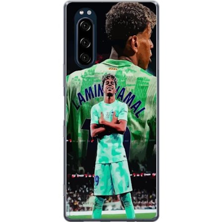 Kompatibelt Mobilskal till Sony Sony Xperia 5 Yamal Barcelona fotbollströja junior stjärna
