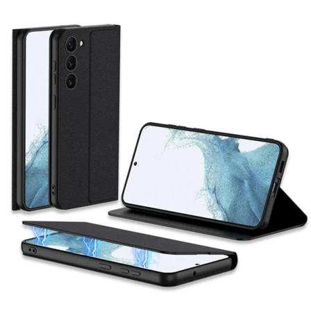 GKK Galaxy S23 -puhelinkotelo magneettinen PU-nahka - musta