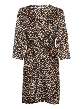 C_Denot Knelang Kjole Brun BOSS