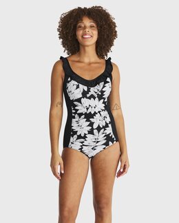 Baddräkt Menorca Svart/vit - 44B/C - Abecita by Swegmark