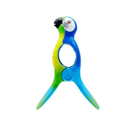 Strandhåndkleklype Plast Papegøyer Håndkleklype for Stoler Terrasse Basseng Dekor Tepper Klær Dyner Klemmer Plastklype