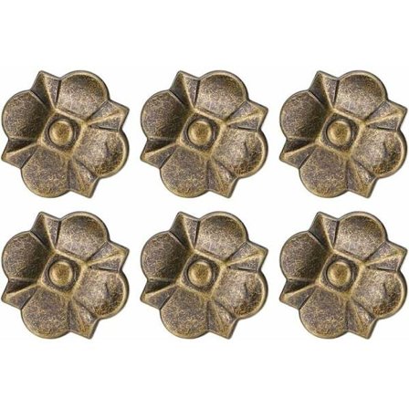 20 st soffa skumspik klädsel 20 x 22mm 4 klöverblad mönster soffa dekoration