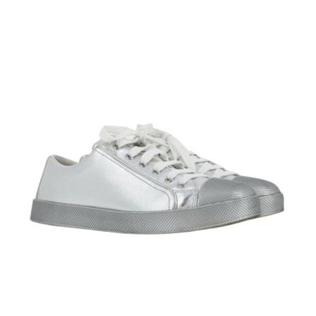 Prada Vintage Pre-Owned sneakers in smooth leather Hvid, Dame Vintage Sko, Størrelse: 38 EU