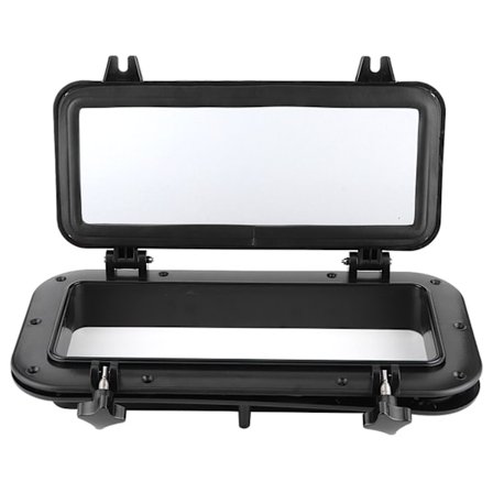 4 mm Åbningsportlight Rektangulært Koøje Hærdet Glas UV-bestandigt Båd Yacht Vindue 400x200 mm