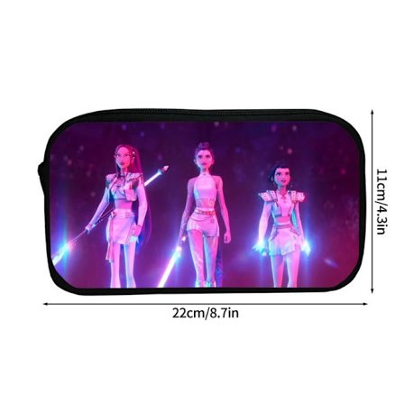 Kpop Demon Hunters Penalhus Stor Kapacitet Pige Dreng Penalhus Studenter Skole Penalhus Kpop Penboks Taske Skolematerialer-FM-