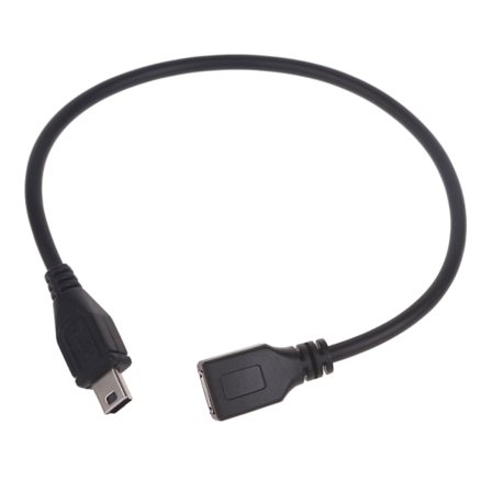 Micro USB till Mini USB Adapter Kabel Micro USB Hona till Mini USB Hane Förlängningskabel Laddningskabel Datasynkroniseringssladd