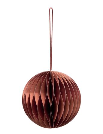 Deko 'Ball' Home Decoration Christmas Decoration Christmas Baubles & Tree Accessories Punainen Broste Copenhagen