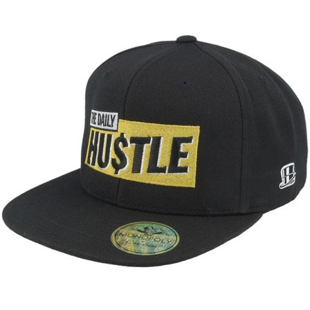 Monopoly - Svart snapback Keps - "The Daily Hustle Hat Black Snapback " @ Hatstore