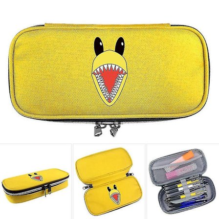 Rainbow Friends Game trykt flip lynlås blyantkasse studerende stor kapacitet brevpapir opbevaringspose gaver