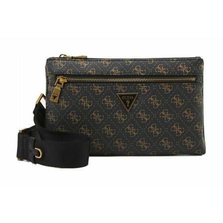Guess, Shoulder Bags Bruin, Heren, Maat:ONE Size