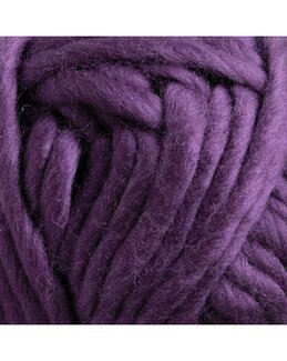 Garn Merino Mega 100g Dunkellila - Svarta Fåret