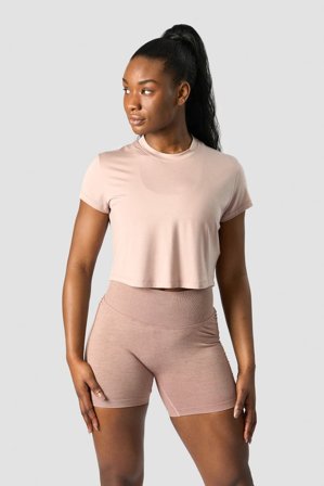 ICANIWILL - Rush Cropped T-shirt Light Mauve - Damen - ICIW
