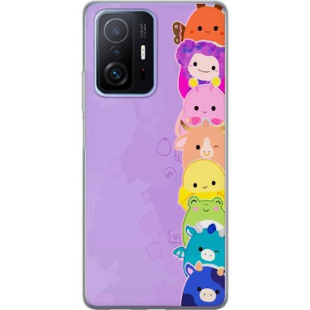 Kompatibelt Mobildeksel til Xiaomi 11T Mørk silhuett av Jesus med tornekroner mot svart bakgrunn med sterk kontrast og hvit typografi